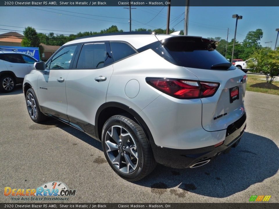 2020 Chevrolet Blazer RS AWD Silver Ice Metallic / Jet Black Photo #7