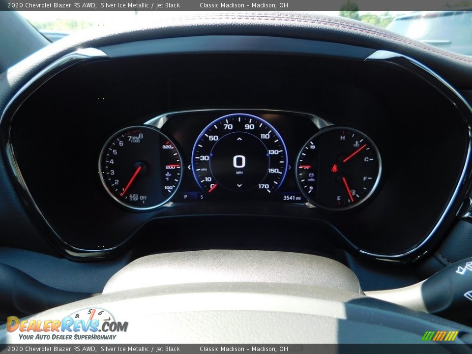 2020 Chevrolet Blazer RS AWD Silver Ice Metallic / Jet Black Photo #14