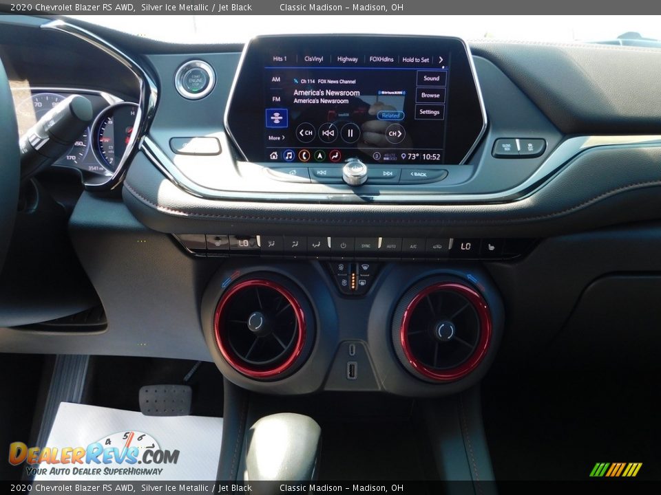 2020 Chevrolet Blazer RS AWD Silver Ice Metallic / Jet Black Photo #15