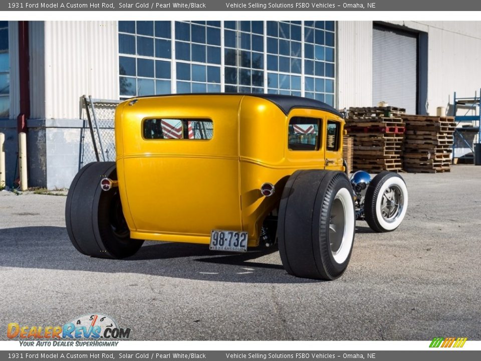 1931 Ford Model A Custom Hot Rod Solar Gold / Pearl White/Black Photo #22