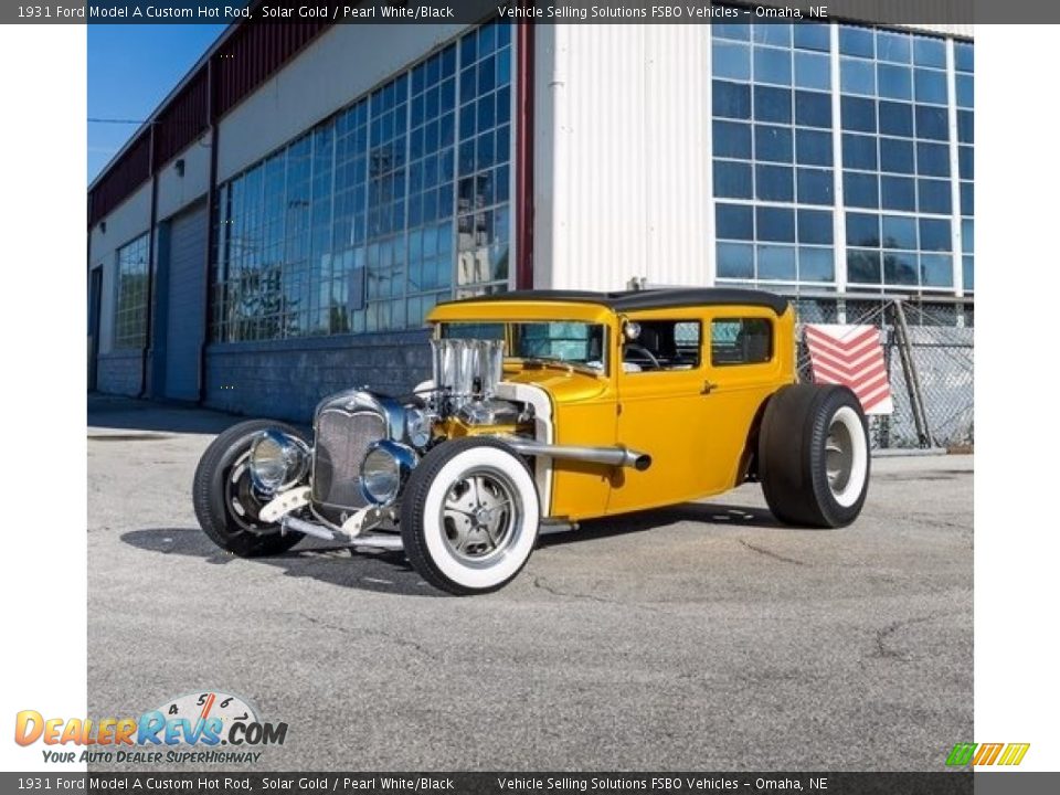 Solar Gold 1931 Ford Model A Custom Hot Rod Photo #23