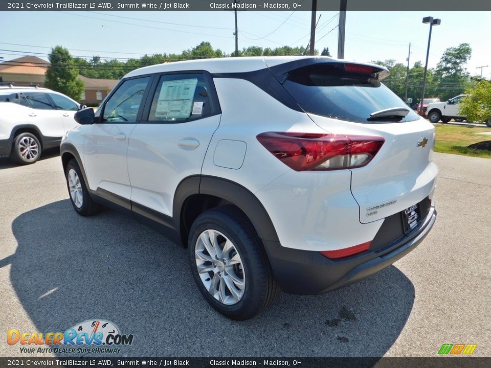 2021 Chevrolet Trailblazer LS AWD Summit White / Jet Black Photo #7