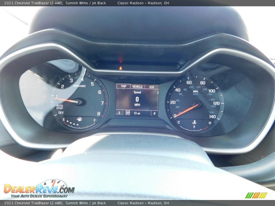 2021 Chevrolet TrailBlazer LS AWD Summit White / Jet Black Photo #14