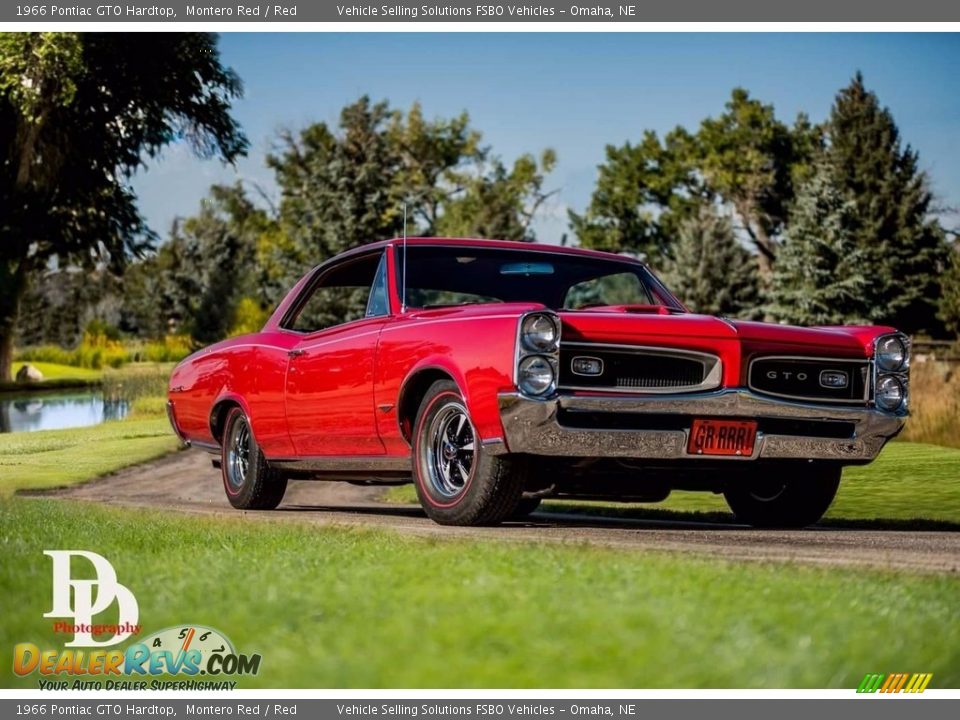 1966 Pontiac GTO Hardtop Montero Red / Red Photo #4