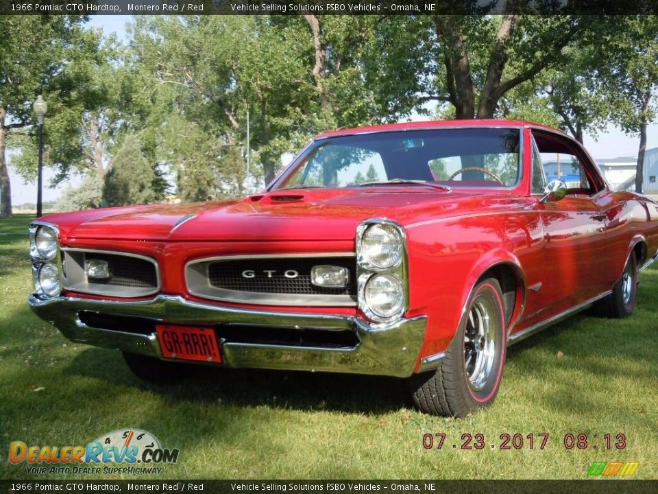 Montero Red 1966 Pontiac GTO Hardtop Photo #5