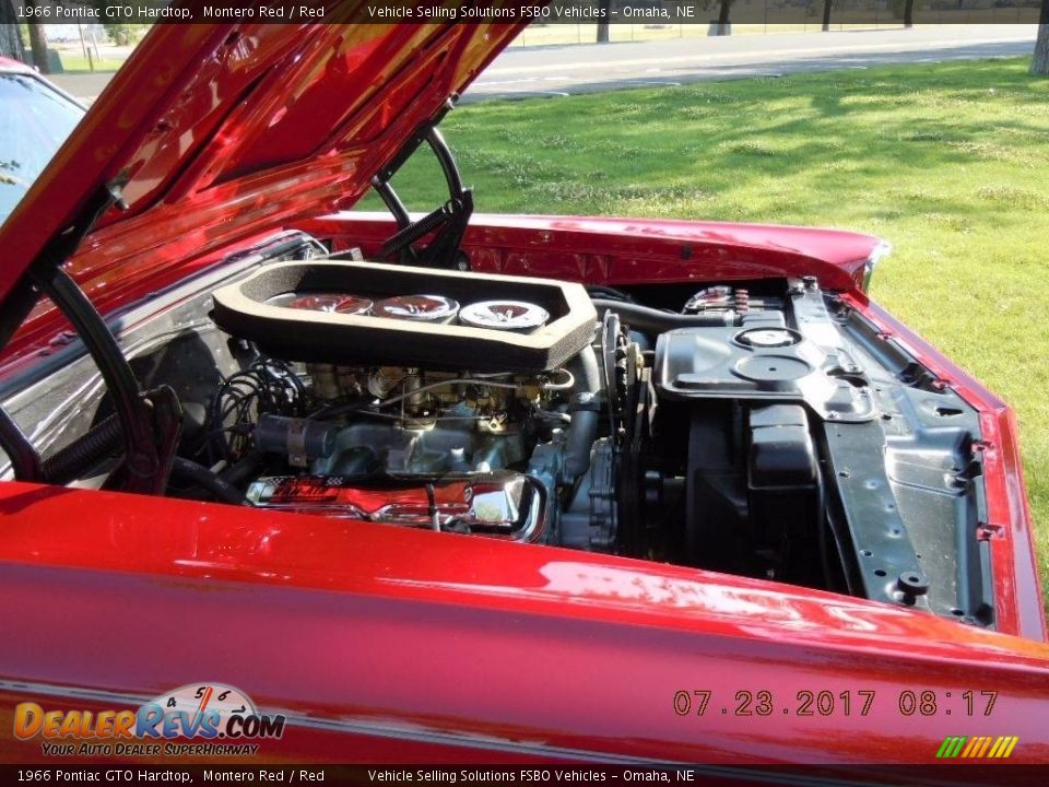 1966 Pontiac GTO Hardtop 389 cid OHV 16-Valve Tri-Power V8 Engine Photo #17