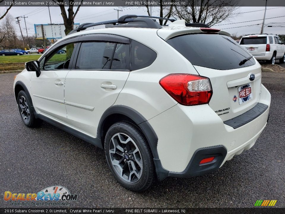 2016 Subaru Crosstrek 2.0i Limited Crystal White Pearl / Ivory Photo #19