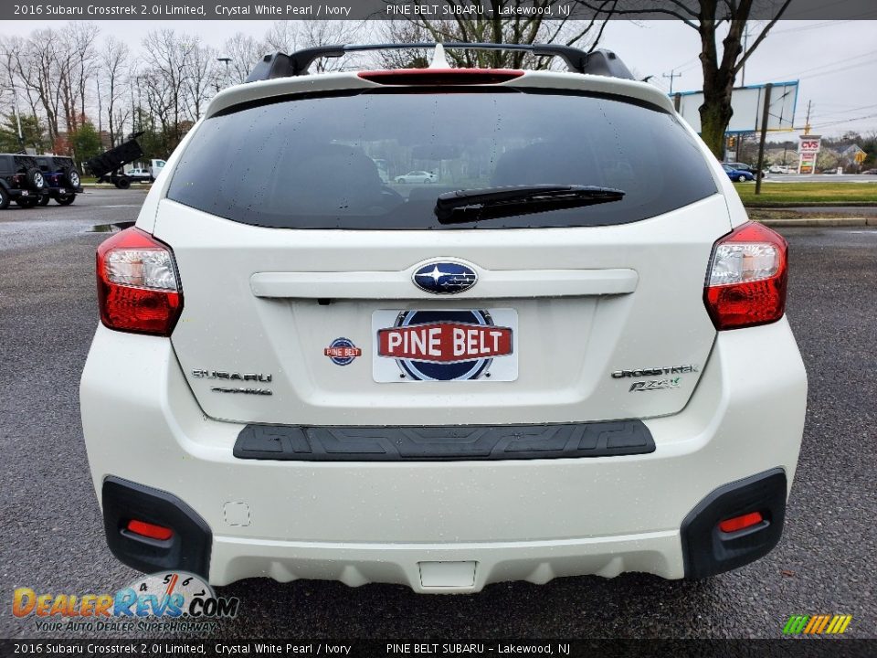 2016 Subaru Crosstrek 2.0i Limited Crystal White Pearl / Ivory Photo #20