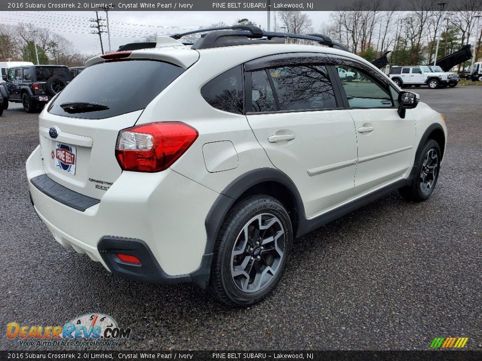 2016 Subaru Crosstrek 2.0i Limited Crystal White Pearl / Ivory Photo #21