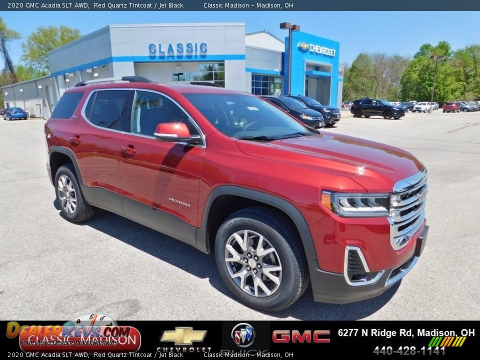 2020 GMC Acadia SLT AWD Red Quartz Tintcoat / Jet Black Photo #1