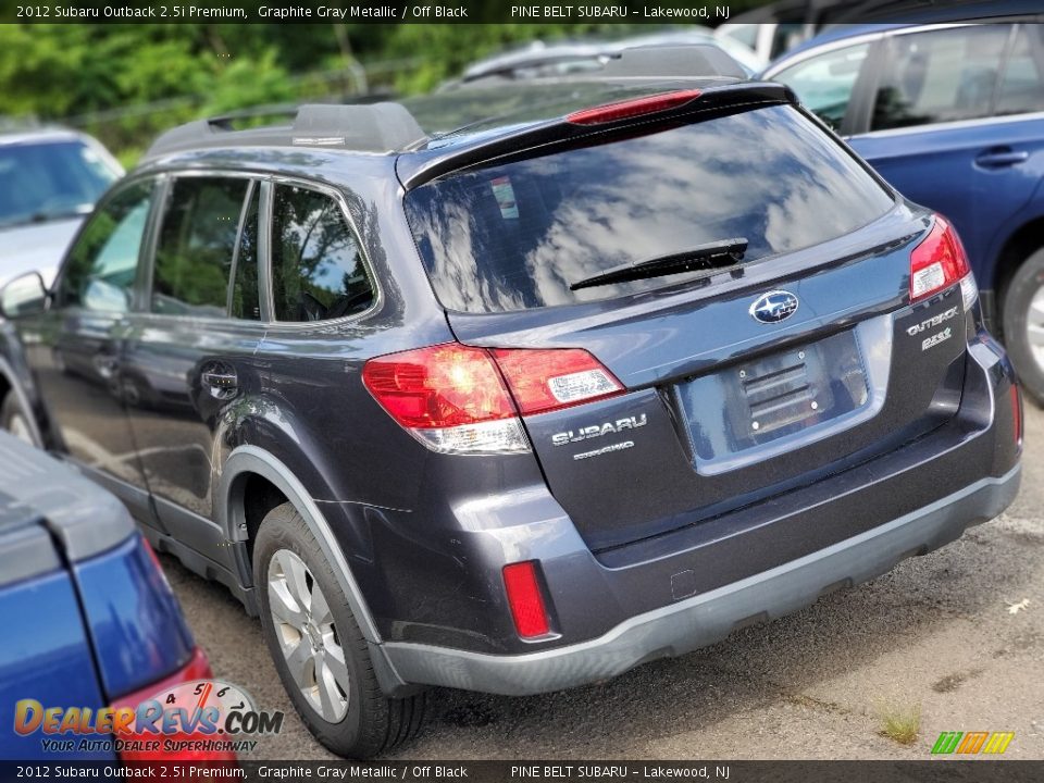 2012 Subaru Outback 2.5i Premium Graphite Gray Metallic / Off Black Photo #3