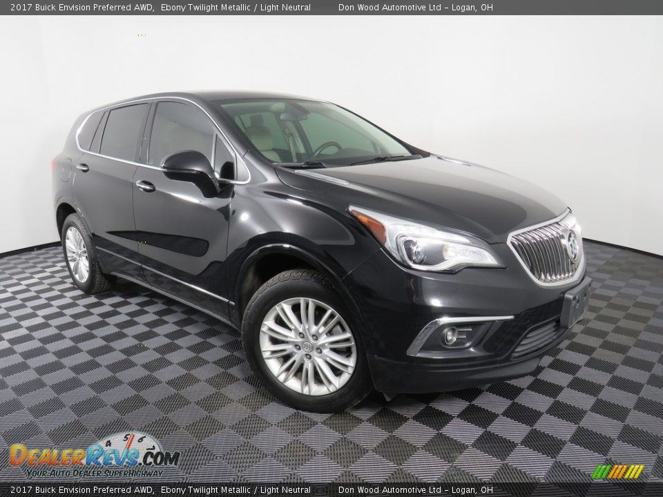 2017 Buick Envision Preferred AWD Ebony Twilight Metallic / Light Neutral Photo #3