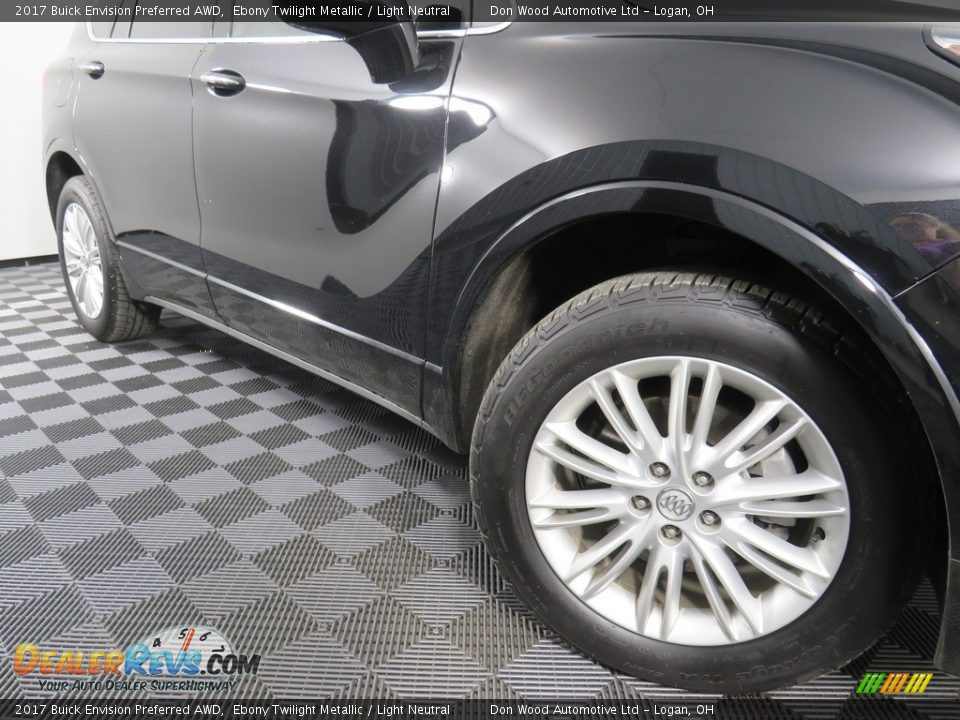 2017 Buick Envision Preferred AWD Ebony Twilight Metallic / Light Neutral Photo #4