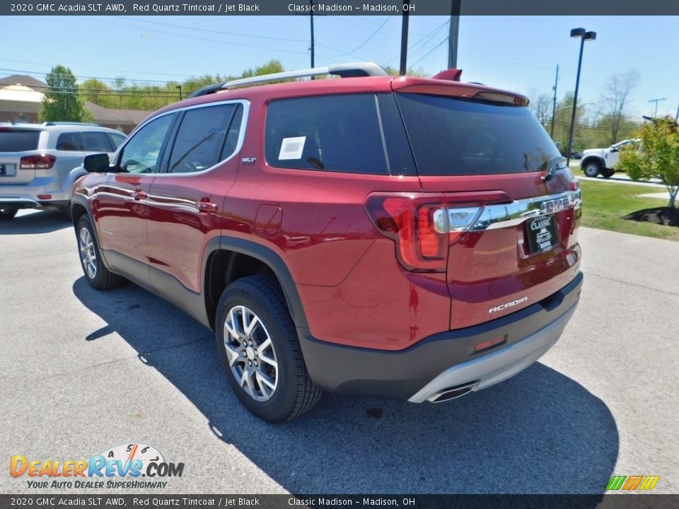 2020 GMC Acadia SLT AWD Red Quartz Tintcoat / Jet Black Photo #7