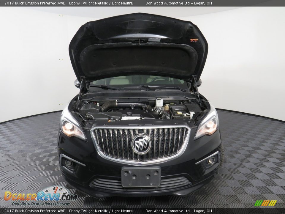 2017 Buick Envision Preferred AWD Ebony Twilight Metallic / Light Neutral Photo #6