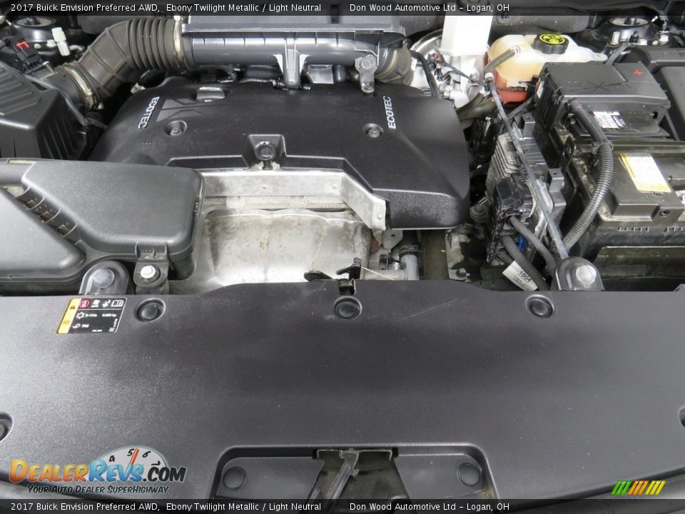 2017 Buick Envision Preferred AWD Ebony Twilight Metallic / Light Neutral Photo #7