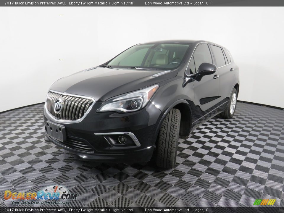 2017 Buick Envision Preferred AWD Ebony Twilight Metallic / Light Neutral Photo #8