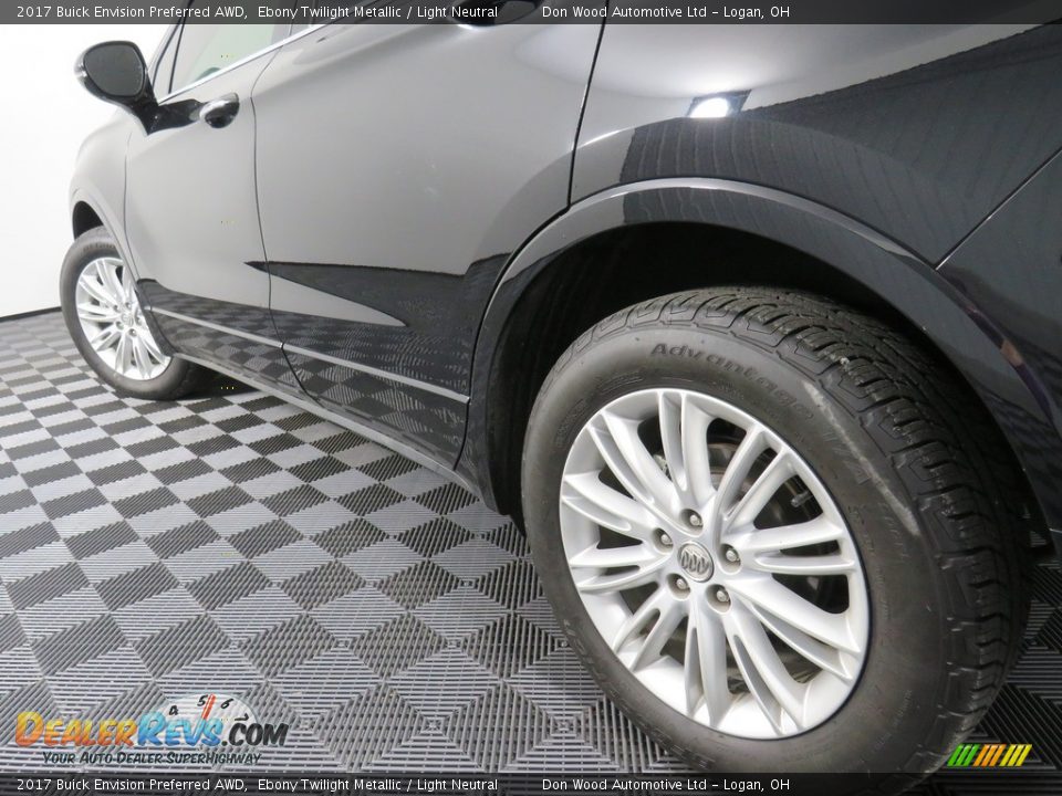 2017 Buick Envision Preferred AWD Ebony Twilight Metallic / Light Neutral Photo #10