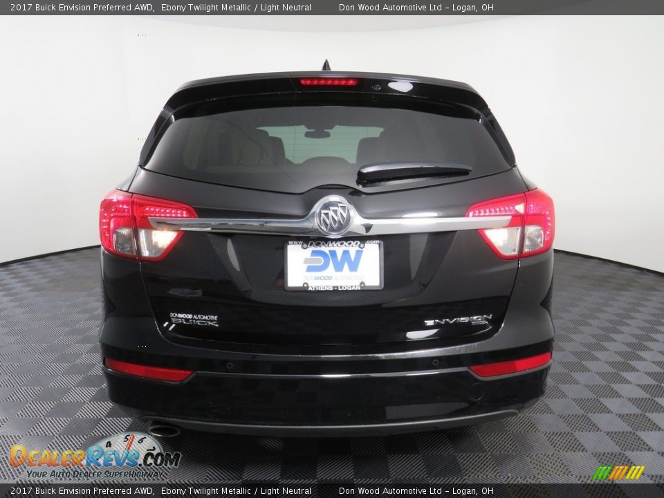 2017 Buick Envision Preferred AWD Ebony Twilight Metallic / Light Neutral Photo #12
