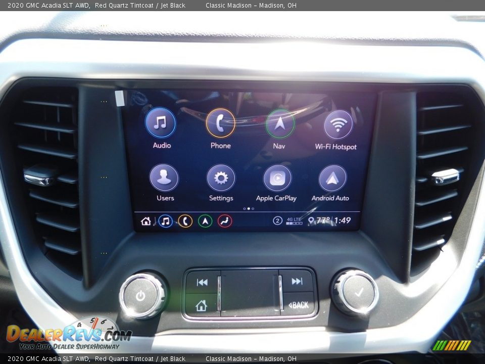 2020 GMC Acadia SLT AWD Red Quartz Tintcoat / Jet Black Photo #16