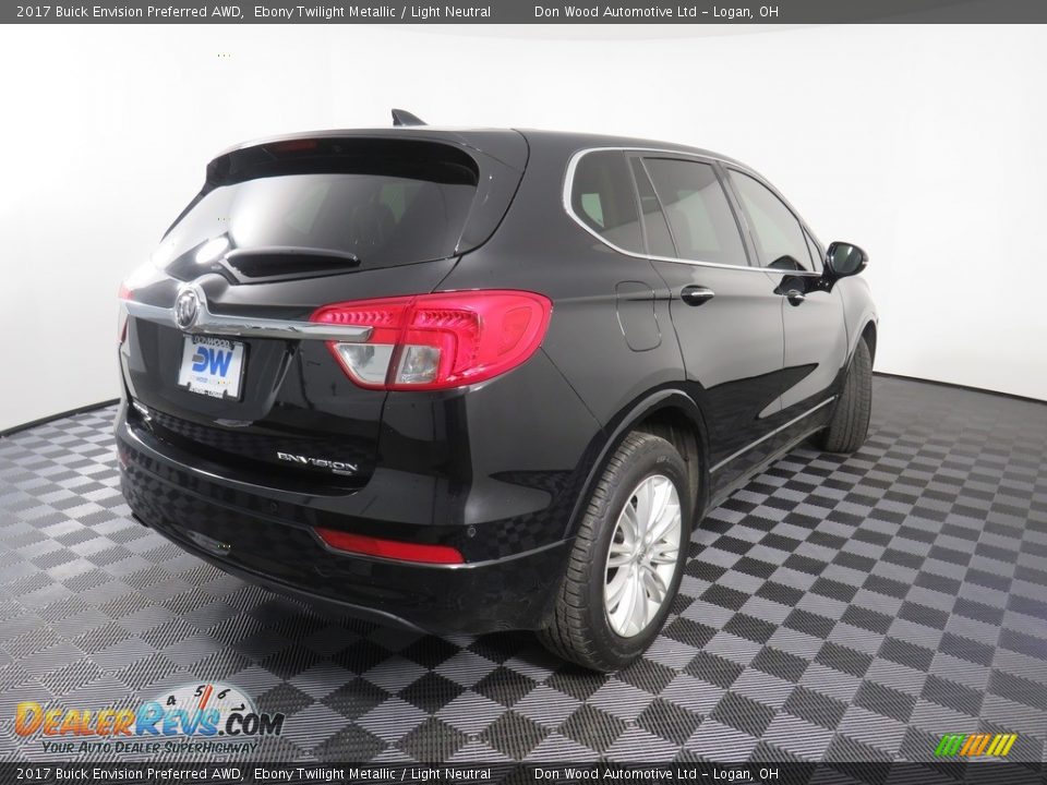 2017 Buick Envision Preferred AWD Ebony Twilight Metallic / Light Neutral Photo #16