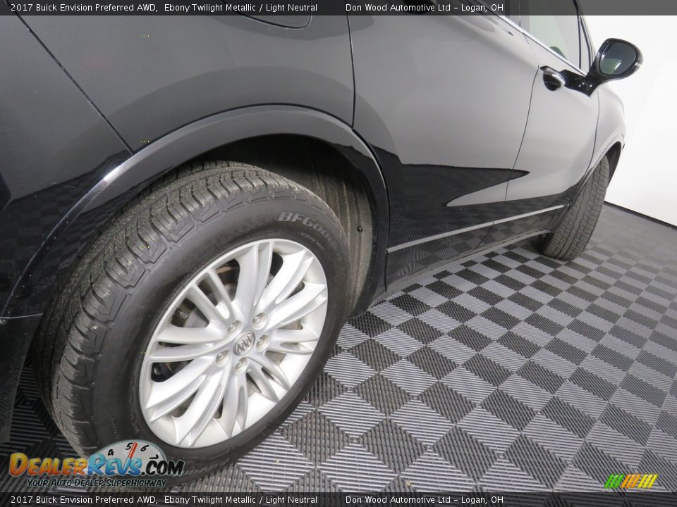 2017 Buick Envision Preferred AWD Ebony Twilight Metallic / Light Neutral Photo #17