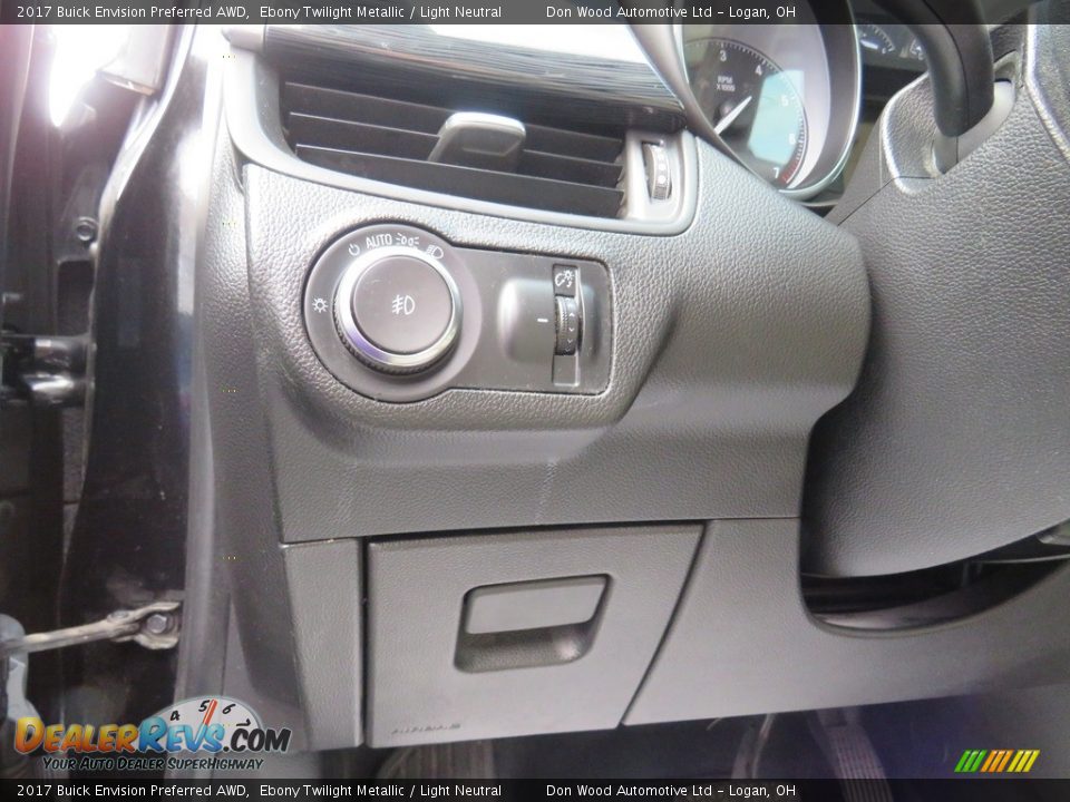 2017 Buick Envision Preferred AWD Ebony Twilight Metallic / Light Neutral Photo #19