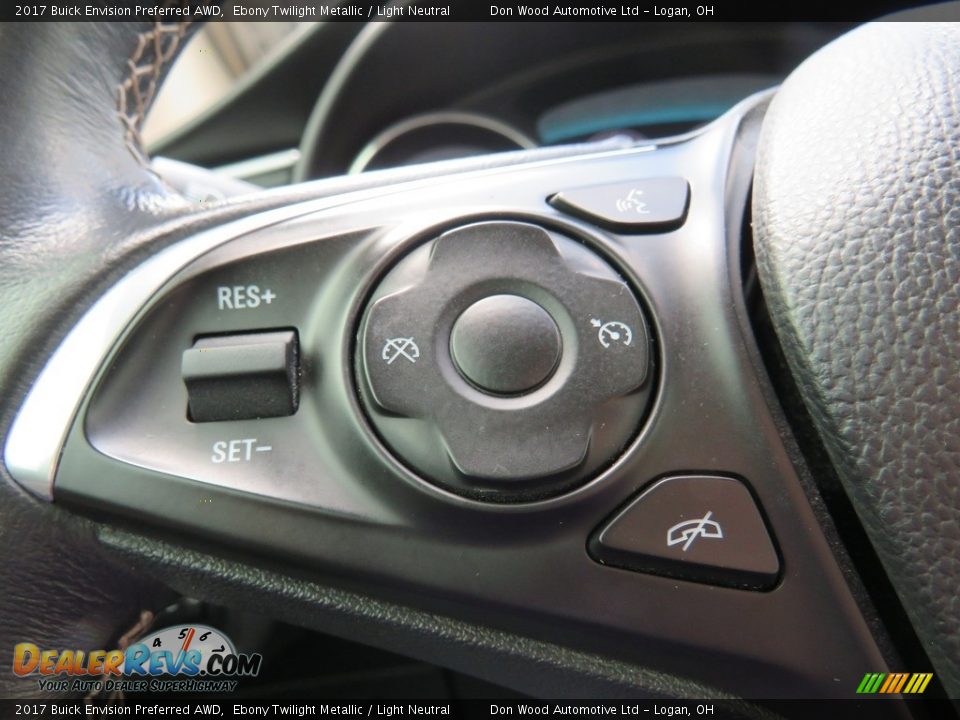2017 Buick Envision Preferred AWD Ebony Twilight Metallic / Light Neutral Photo #24