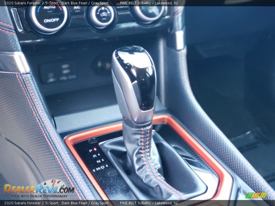 2020 Subaru Forester 2.5i Sport Dark Blue Pearl / Gray Sport Photo #12