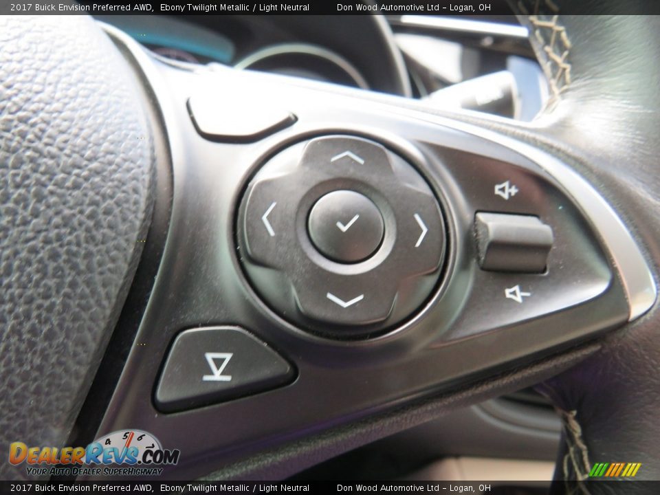 2017 Buick Envision Preferred AWD Ebony Twilight Metallic / Light Neutral Photo #25