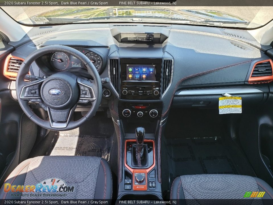 2020 Subaru Forester 2.5i Sport Dark Blue Pearl / Gray Sport Photo #13