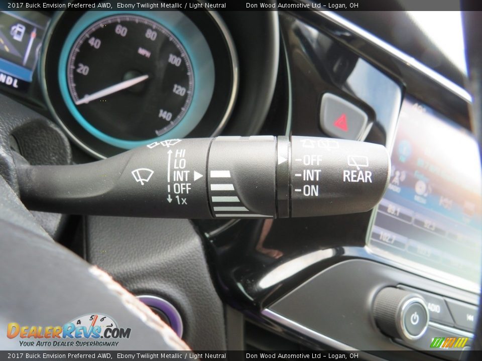 2017 Buick Envision Preferred AWD Ebony Twilight Metallic / Light Neutral Photo #26