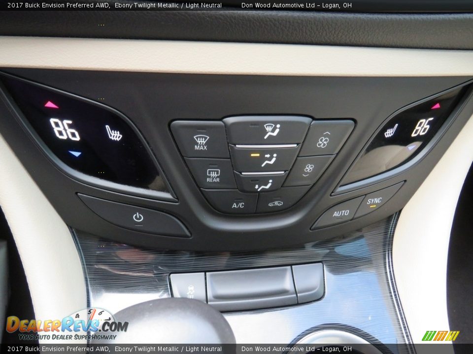 2017 Buick Envision Preferred AWD Ebony Twilight Metallic / Light Neutral Photo #28