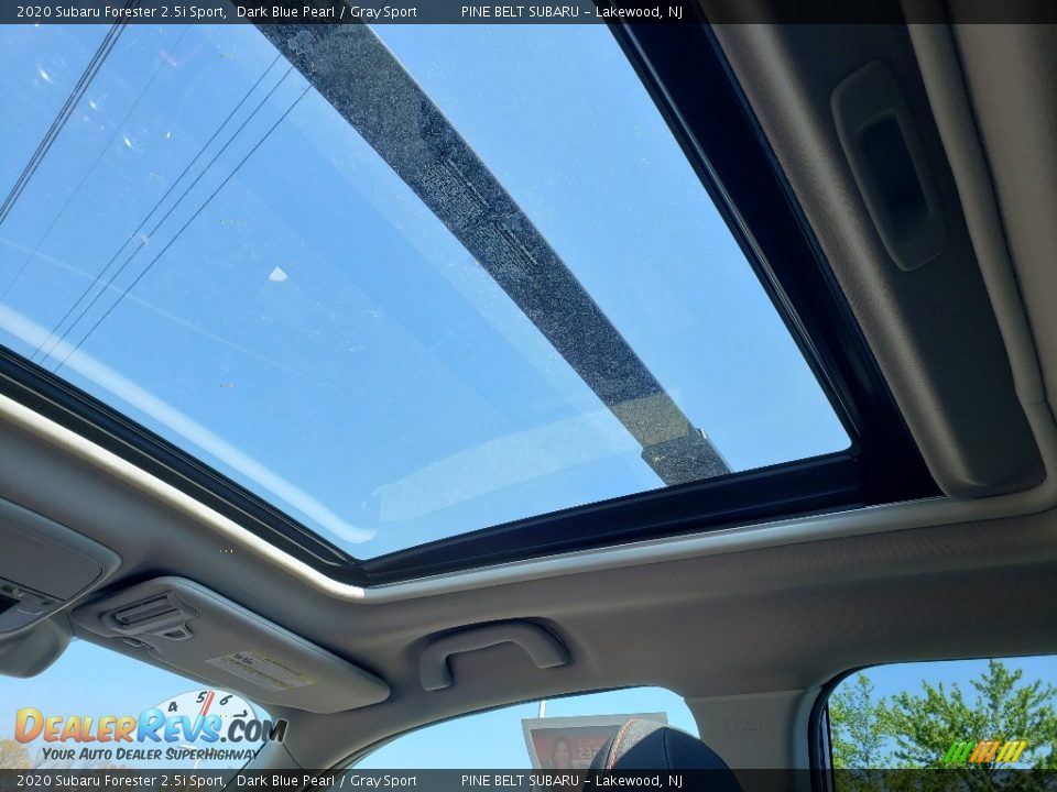 2020 Subaru Forester 2.5i Sport Dark Blue Pearl / Gray Sport Photo #15