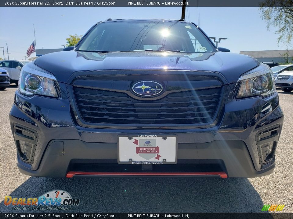 2020 Subaru Forester 2.5i Sport Dark Blue Pearl / Gray Sport Photo #16
