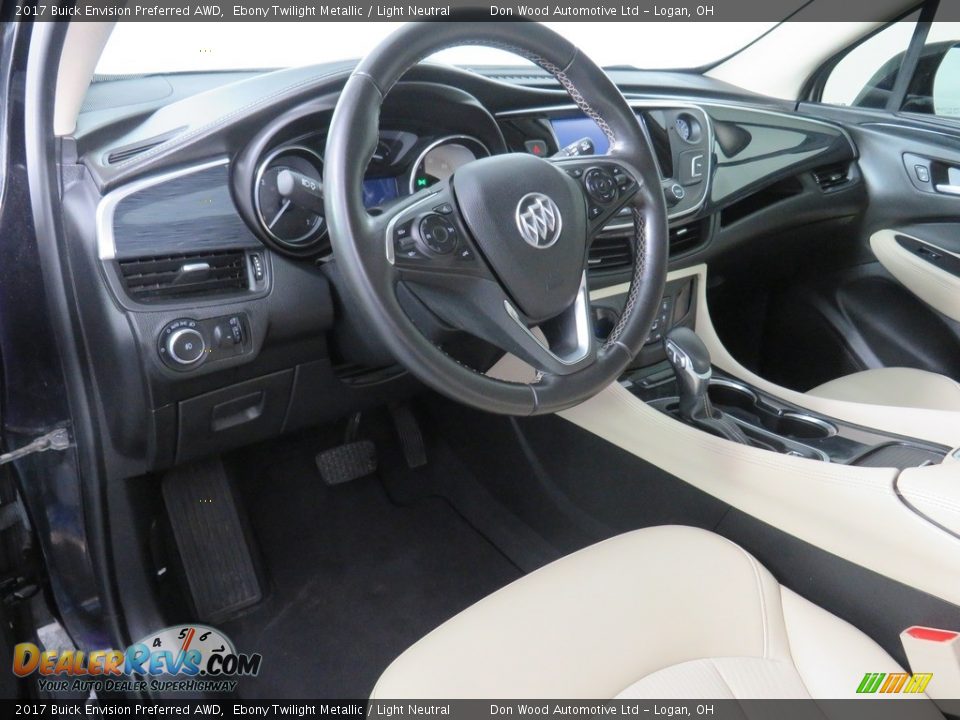 2017 Buick Envision Preferred AWD Ebony Twilight Metallic / Light Neutral Photo #31