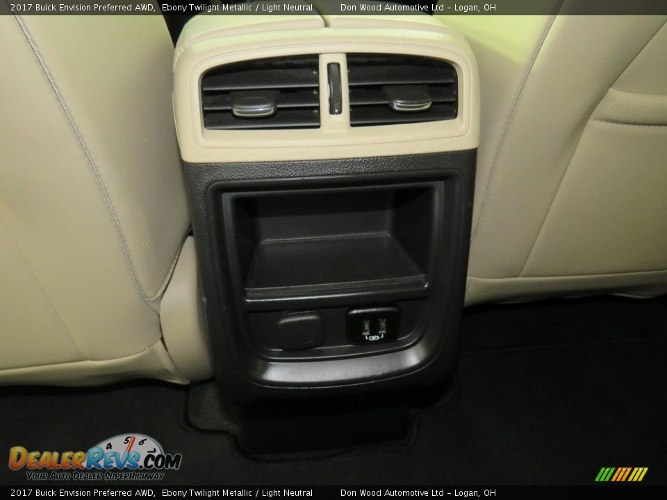 2017 Buick Envision Preferred AWD Ebony Twilight Metallic / Light Neutral Photo #35