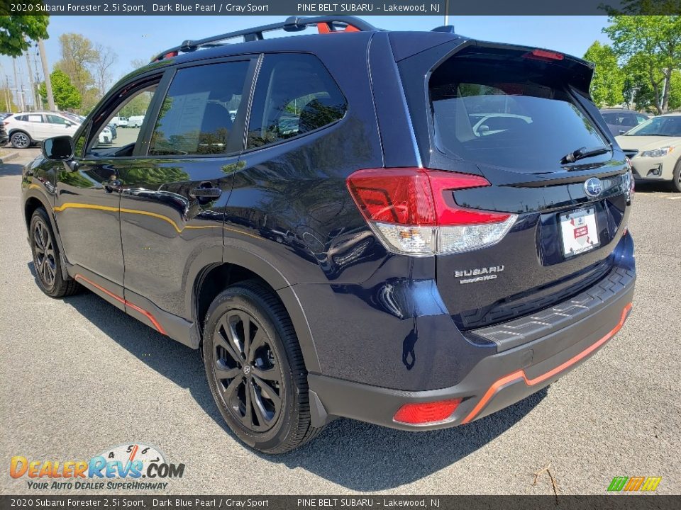 2020 Subaru Forester 2.5i Sport Dark Blue Pearl / Gray Sport Photo #20