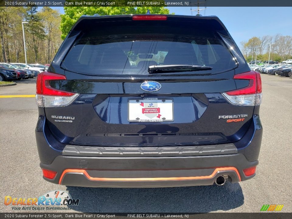 2020 Subaru Forester 2.5i Sport Dark Blue Pearl / Gray Sport Photo #21
