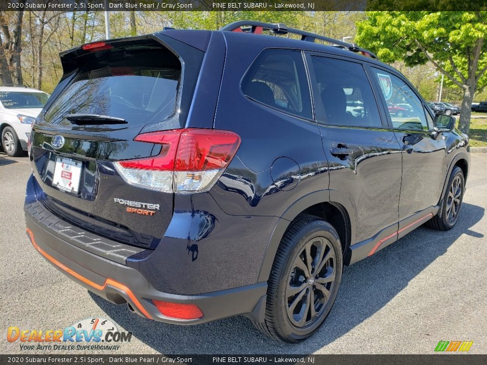 2020 Subaru Forester 2.5i Sport Dark Blue Pearl / Gray Sport Photo #22