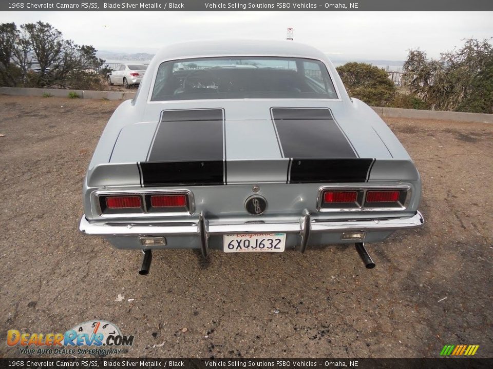 1968 Chevrolet Camaro RS/SS Blade Silver Metallic / Black Photo #3