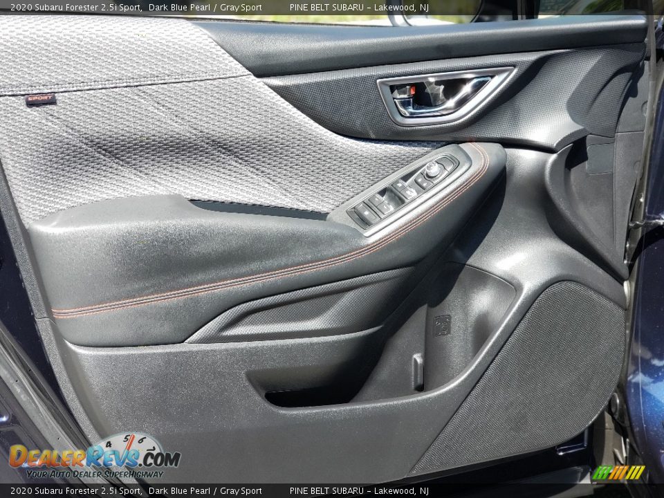 2020 Subaru Forester 2.5i Sport Dark Blue Pearl / Gray Sport Photo #32