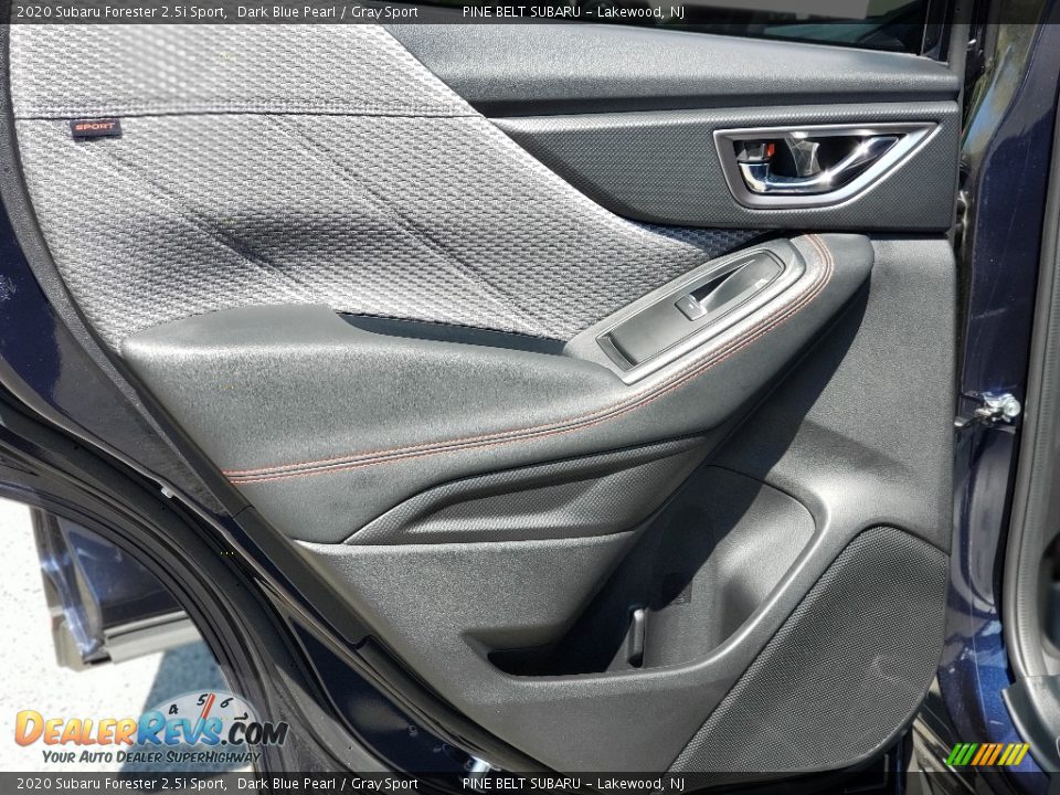 2020 Subaru Forester 2.5i Sport Dark Blue Pearl / Gray Sport Photo #34