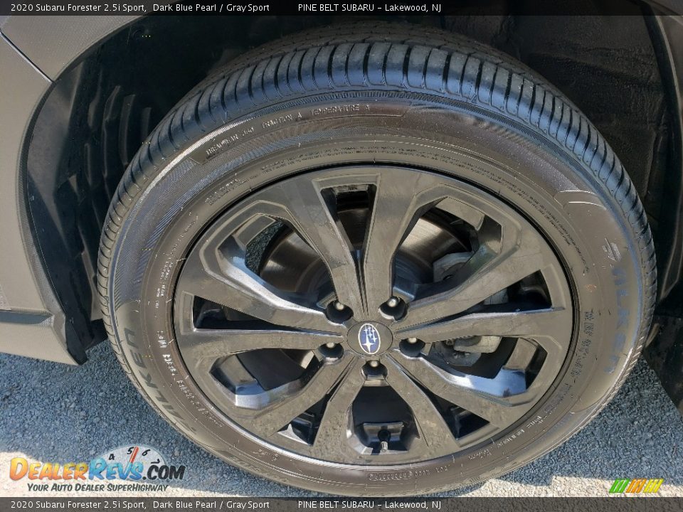 2020 Subaru Forester 2.5i Sport Dark Blue Pearl / Gray Sport Photo #35
