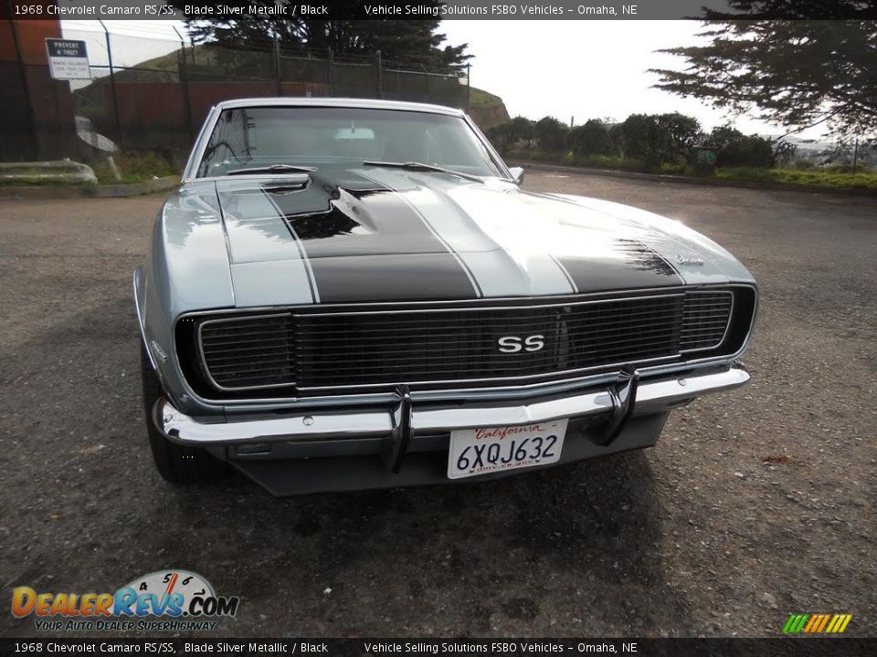 1968 Chevrolet Camaro RS/SS Blade Silver Metallic / Black Photo #12