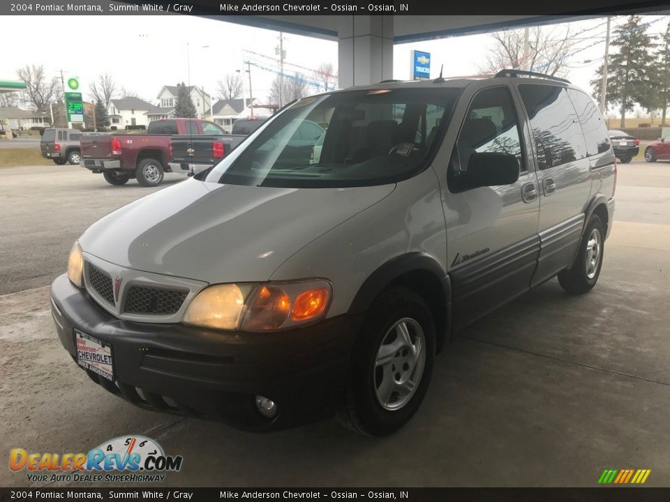 2004 Pontiac Montana Summit White / Gray Photo #6