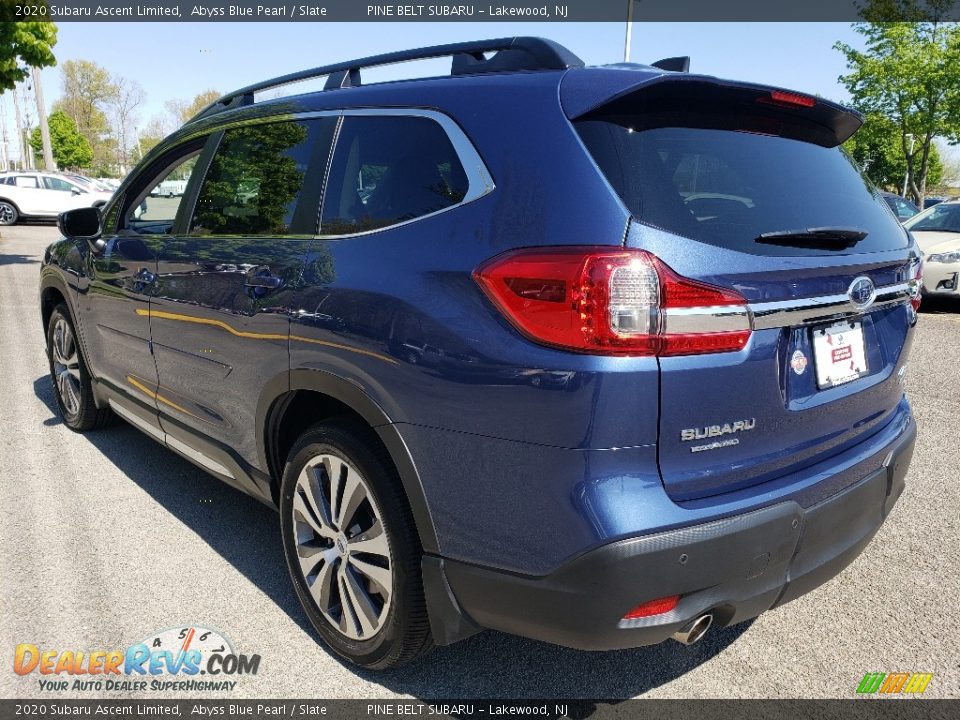 2020 Subaru Ascent Limited Abyss Blue Pearl / Slate Photo #18