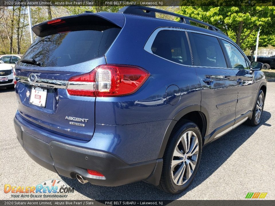 2020 Subaru Ascent Limited Abyss Blue Pearl / Slate Photo #20