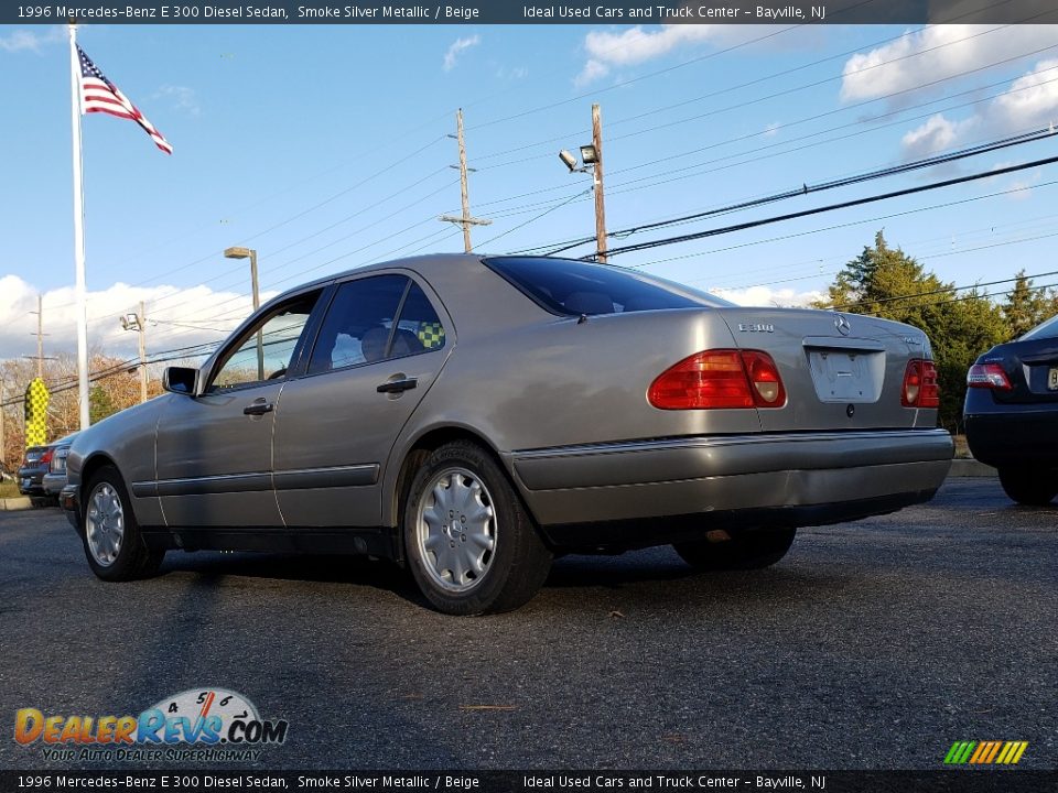 1996 Mercedes-Benz E 300 Diesel Sedan Smoke Silver Metallic / Beige Photo #6