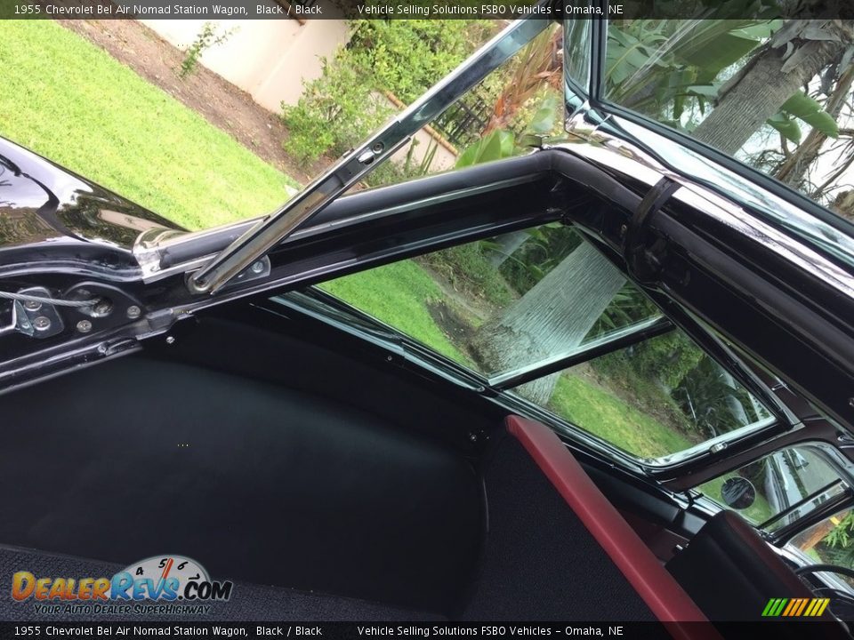 1955 Chevrolet Bel Air Nomad Station Wagon Black / Black Photo #32